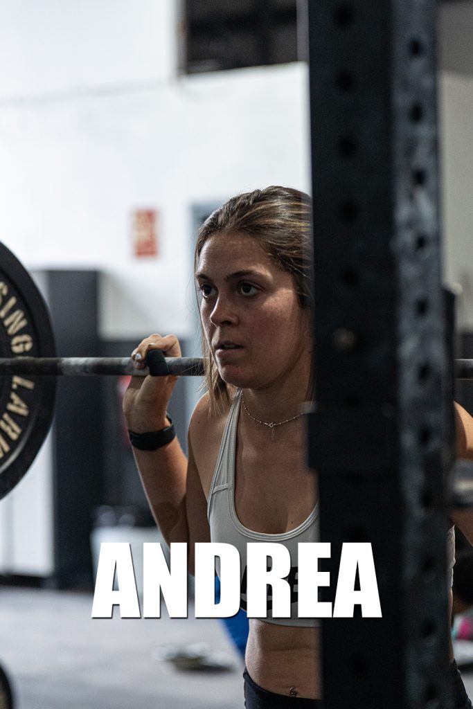 Andrea, atleta de UBOX Granollers